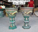 Chậu giả cổ rồng cá lọt lòng 40cm