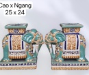 ĐÔN VOI THÀNH LỄ MINI XANH TRỔ ĐỒNG