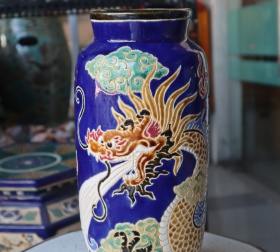BINH HOA LONG PHỤNG 3 MÀU