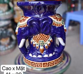 ĐÔN VOI BA ĐẦU XANH DƯƠNG