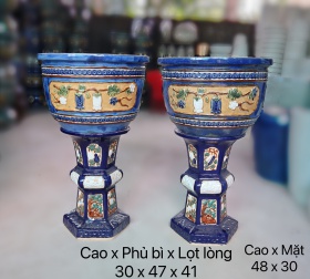 COMBO ĐON Y VÀ CHẬU CHỮ PHƯỚC / CHẬU TRÁI PHÁO