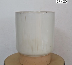 CHẬU TRỤ TRẮNG NGÀ XUẤT KHẨU