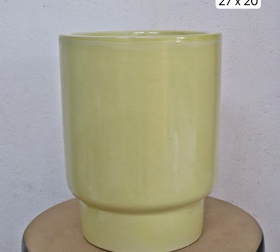 CHẬU TRỤ ỐNG VÀNG CHANH XUẤT KHẨU