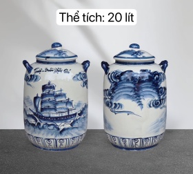 BÌNH NGÂM RƯỢU THUẬN BUỒM XUI GIÓ 20 LÍT