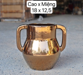 BÌNH HOA MEN ĐỒNG 02
