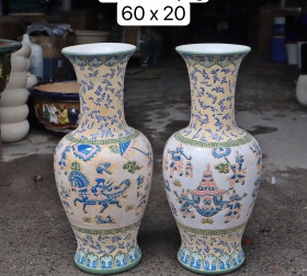 BÌNH HOA VINH QUY GIẢ CỔ