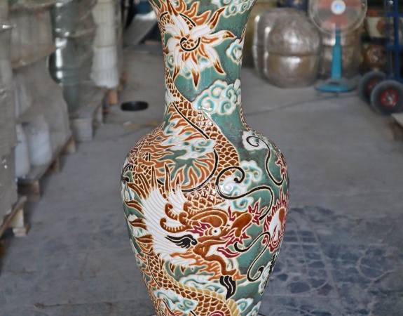 BÌNH HOA ĐÔI RỒNG