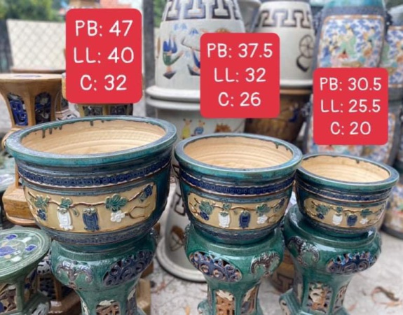 Chậu Giả Cổ Trái Pháo