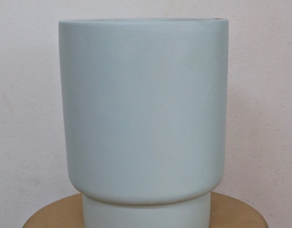CHẬU TRỊ MEN XANH DƯƠNG NHẠT XUẤT KHẨU