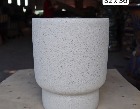 CHẬU TRỤ MEM SÔI TRẮNG XUẤT KHẨU