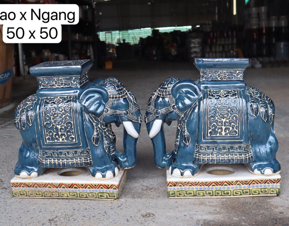 ĐÔN VOI XANH NAVY MÀU MỚI CÓ ĐẾ