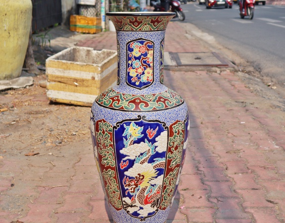 BÌNH HOA TỨ LINH LONG LÂN QUY PHỤNG SIZE LỚN