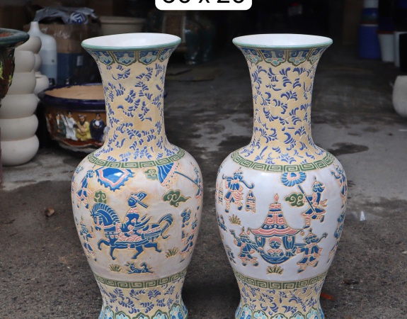 BÌNH HOA VINH QUY GIẢ CỔ
